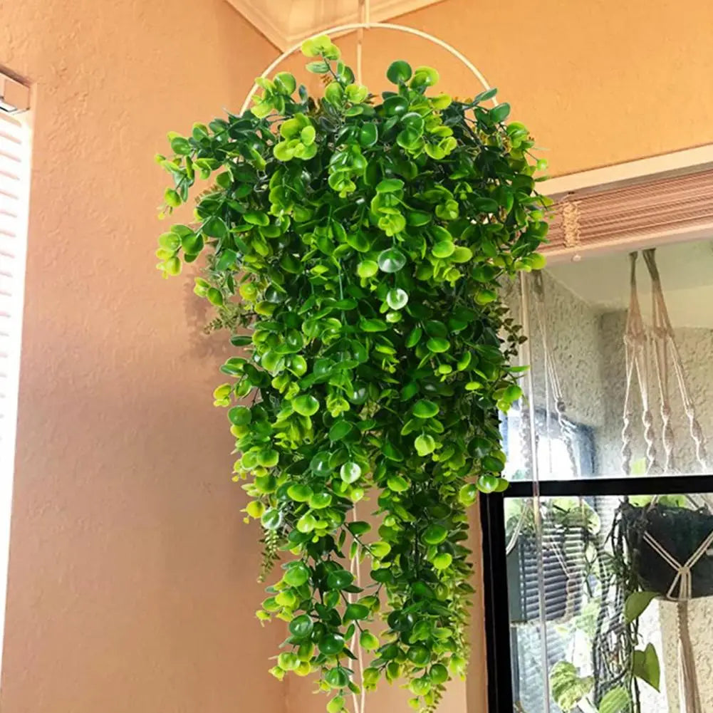 Imitation Plants Fancy Fake Hanging Green Plant Ivy Leaf Reusable Fake Plant